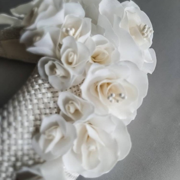 Cream wedding headband - NWT - Picture 3 of 6